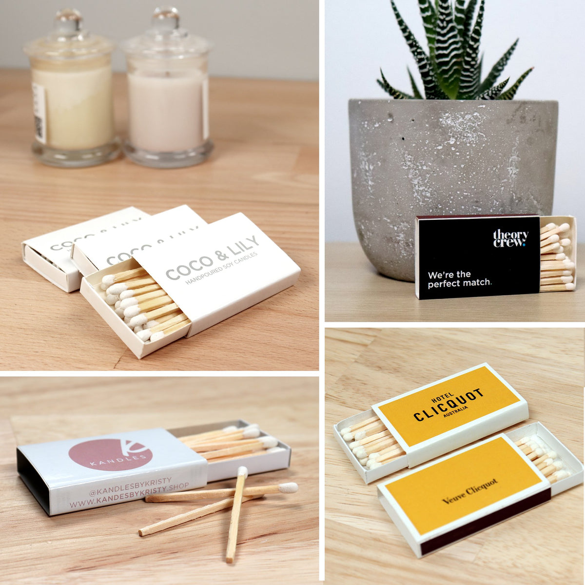 Candle Box Matches, Design Your Own Match Boxes