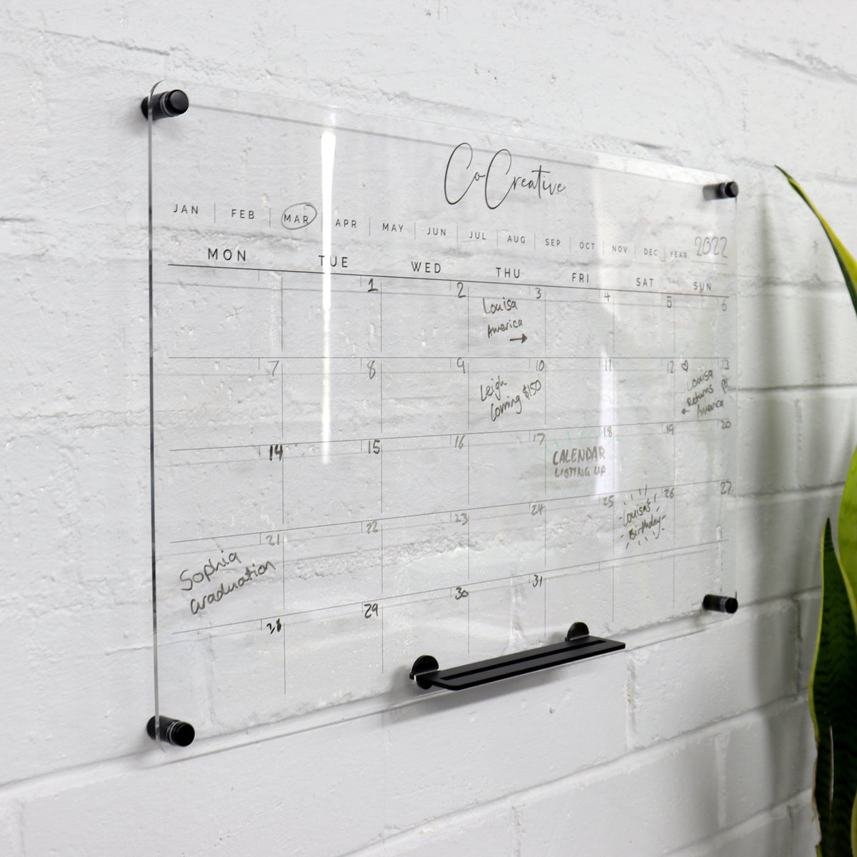 Wall-Mounted Acrylic Planners – CoCreative Design