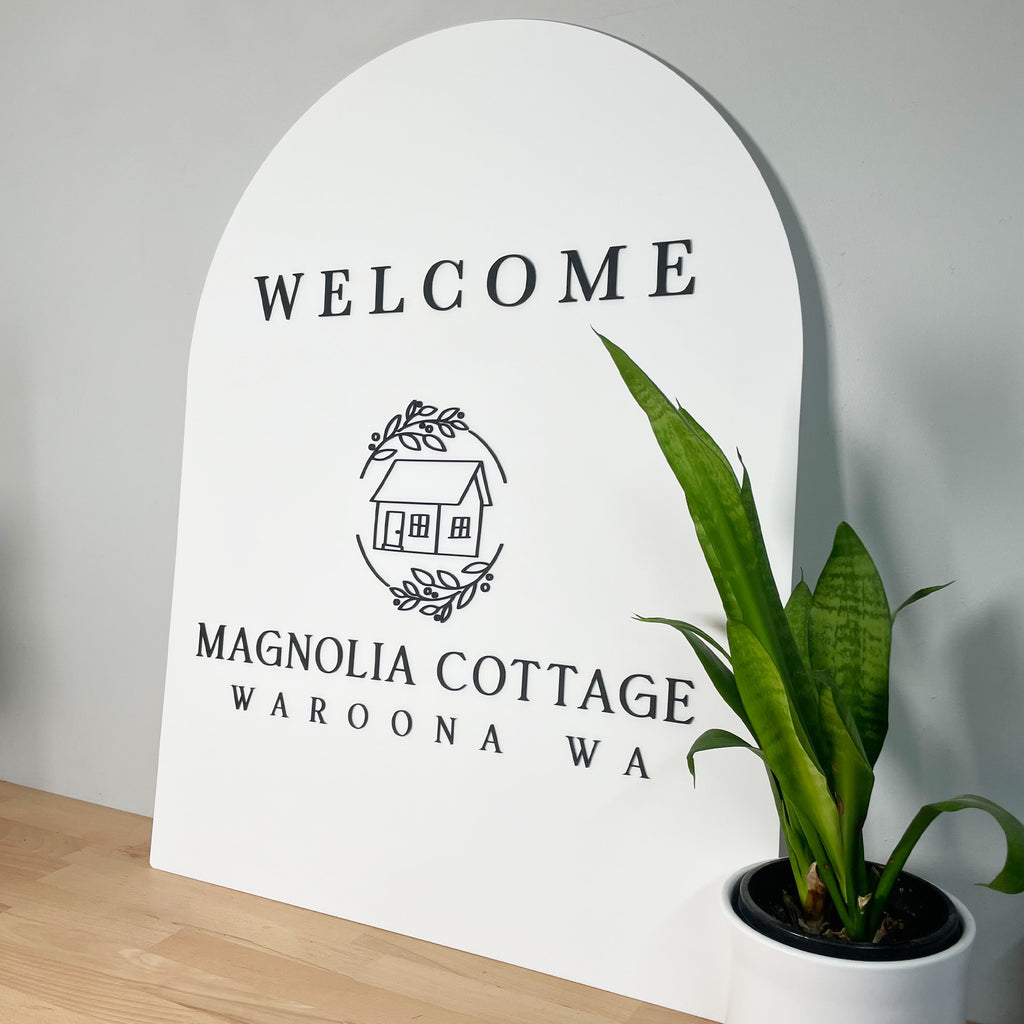 90cm Arch Business Sign