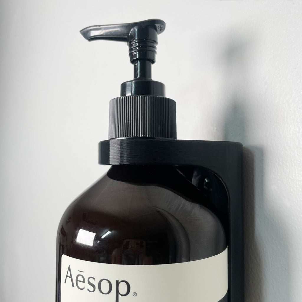 Aesop Bottle wall mounting, bathroom organisation and tidy