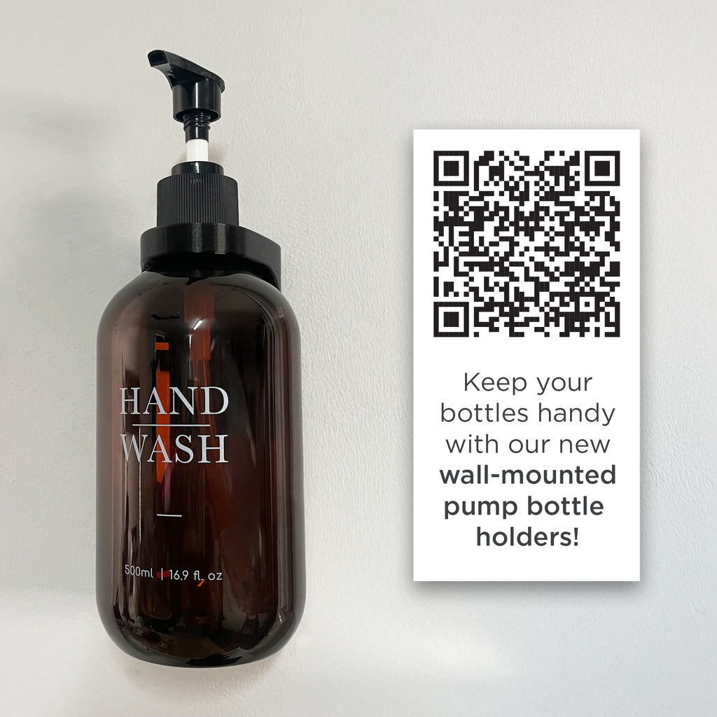 bottle wall mount QR shopify