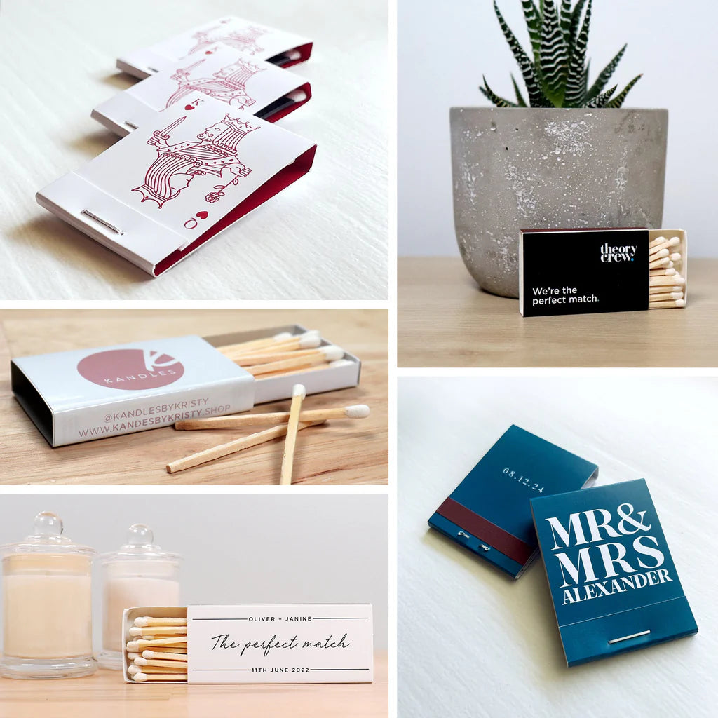 Custom Matchboxes & Wedding Matches AU | CoCreative Design