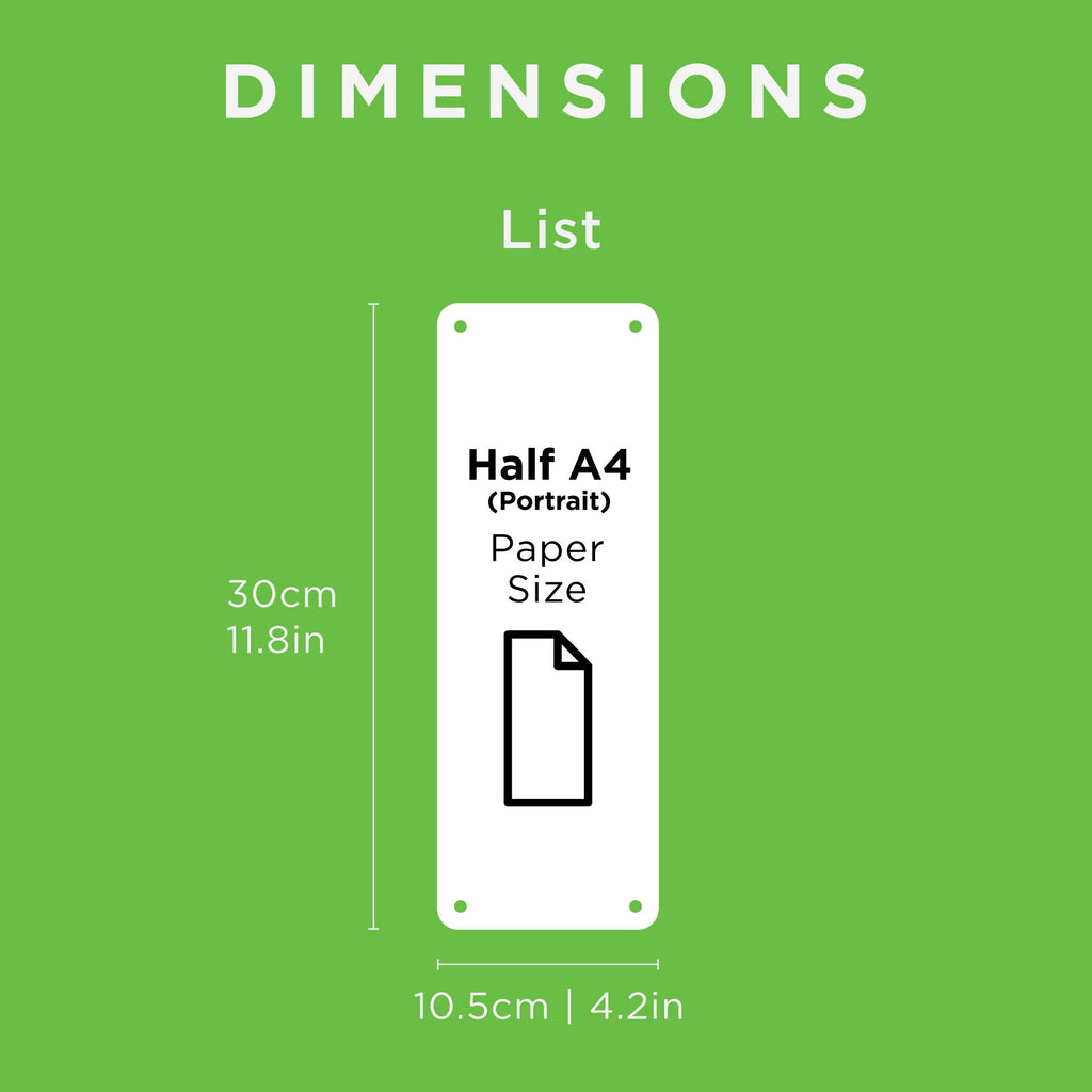 Weekly Menu Magnetic Whiteboard List - Weekly Meal Planner List - Magnetic Weekly Planner