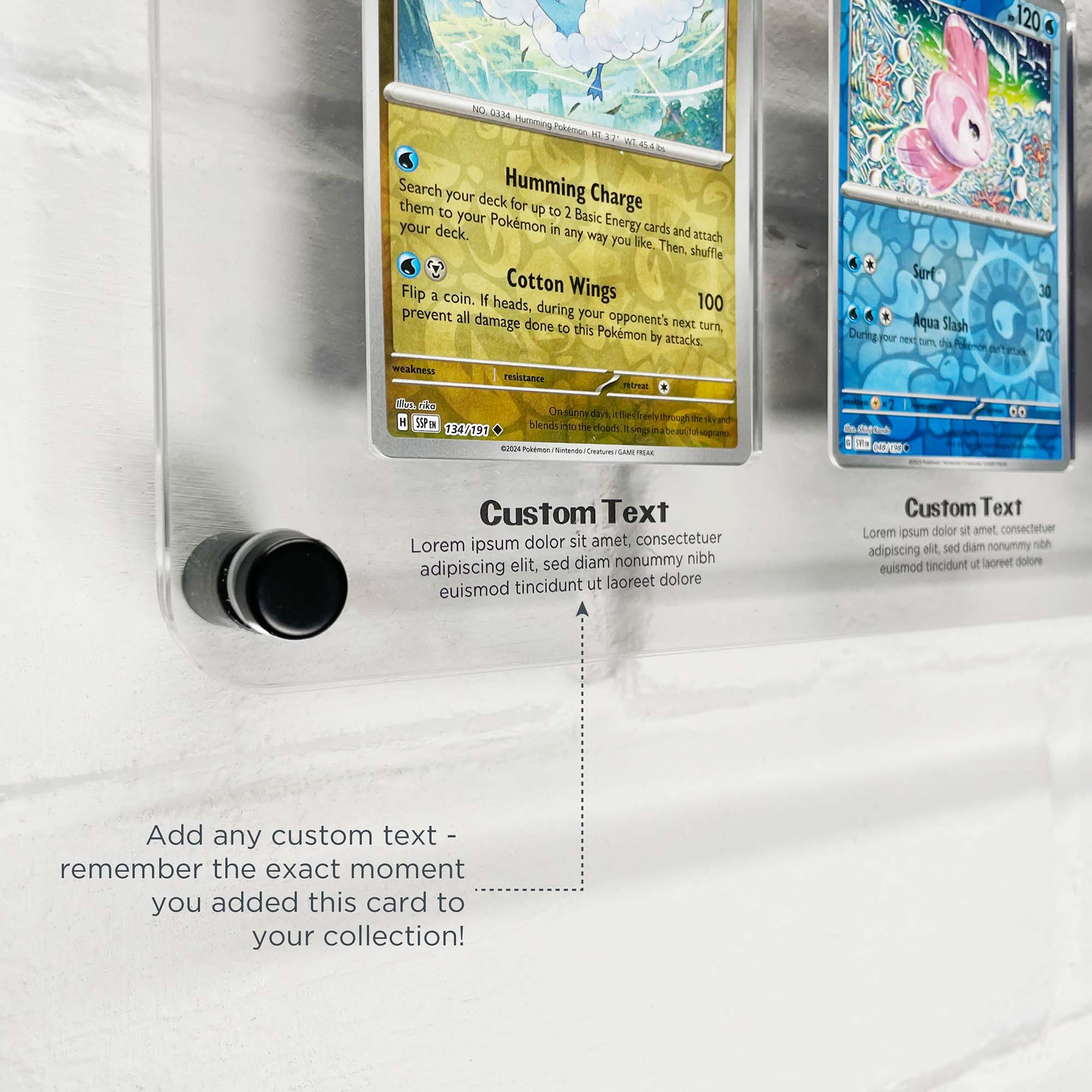 Custom Trading Card Wall-Mounted Display Frame – CoCreative Design