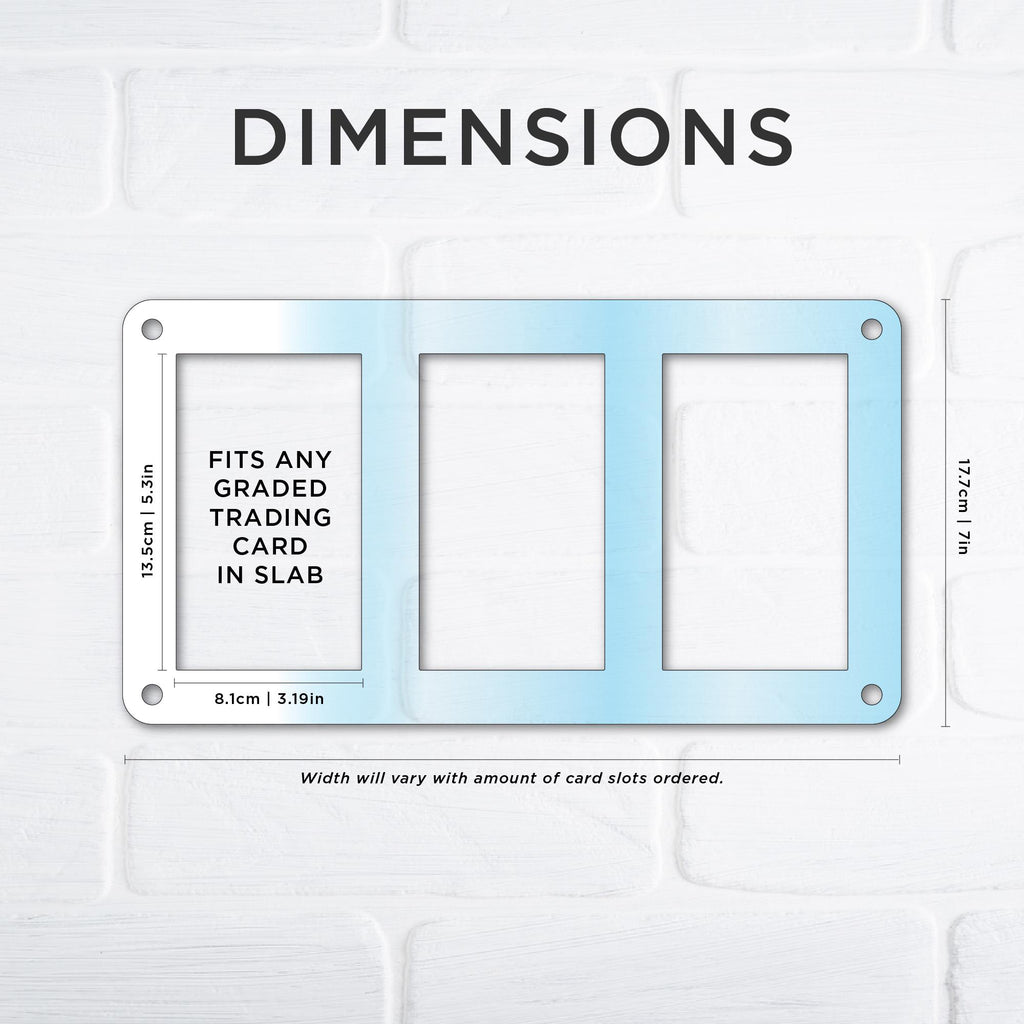 graded card dimensions VEVOR Storage Box, 4 Slots, Graded Sports Cards Holder Carrying Case with Key Lock Our Perfect Fit Graded Card Sleeves offer an impeccable fit for PSA slabs and similar Top 8 Trading Card Grading