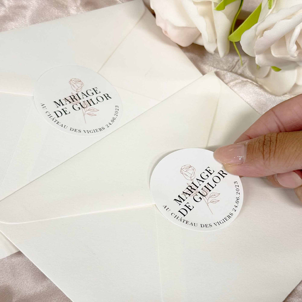 Invitation Create Stickers Custom Printed Stickers | Round Stickers | CoCreative Design