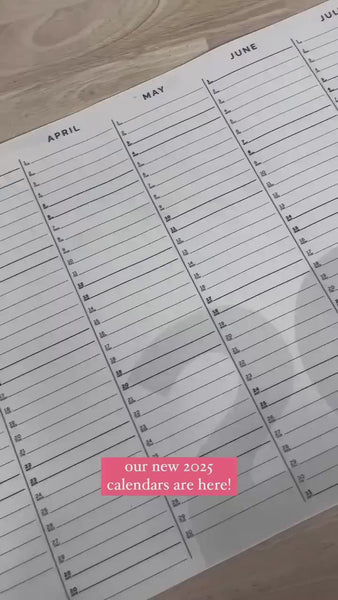 2026 Full-Length Removable Yearly Planner - Removable Whiteboard 2026 Calendar - Organiser and Year Calendar - Days & Dates of the Week