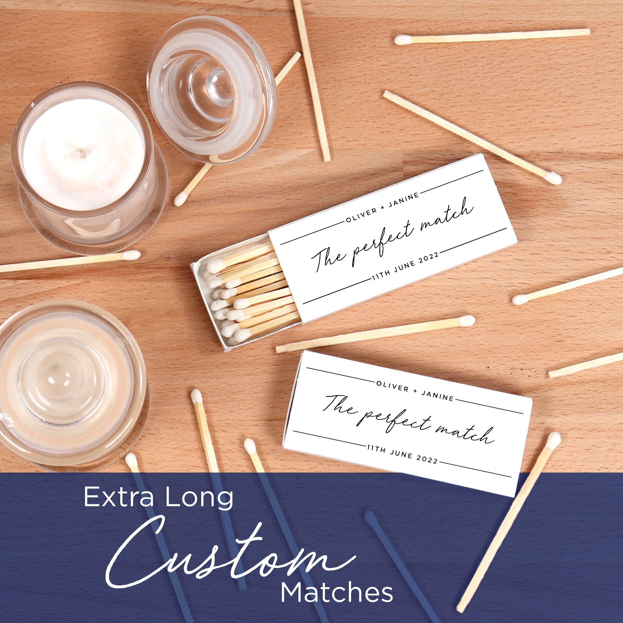 Custom Long Stem Matchboxes - The Perfect Match – CoCreative Design