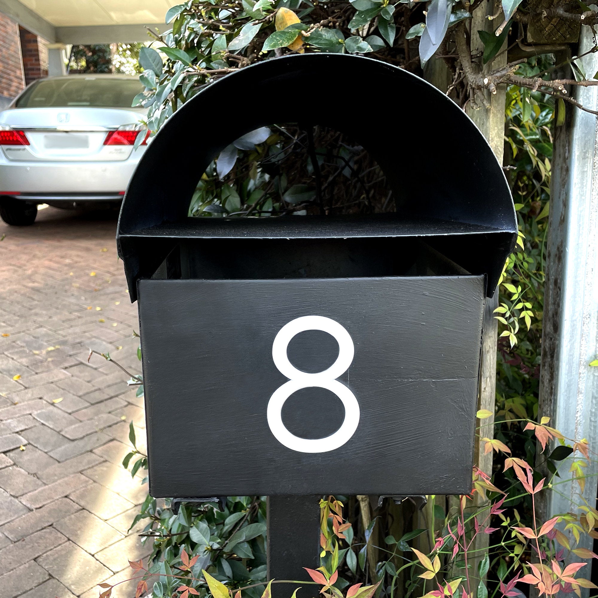 Custom Letter Box Mailbox Number with Self-Adhesive – CoCreative Design