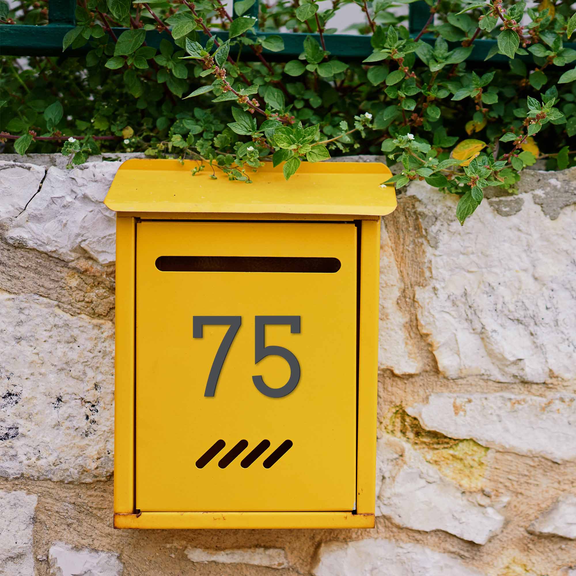 Letter Box Names Custom Letter Box Mailbox Number with Self-Adhesive – CoCreative Design